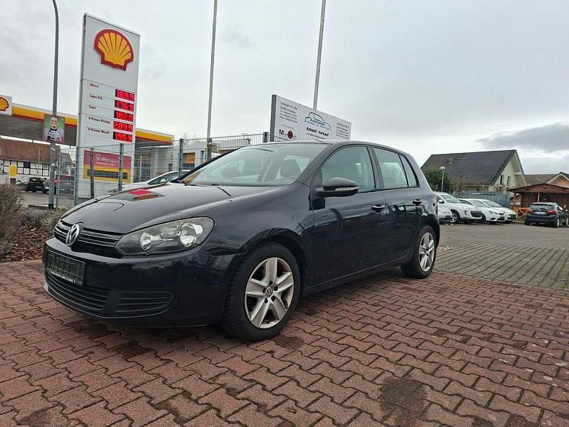 Gebraucht VW Golf VI Comfortline 80 PS (58 kW) 2009 Schwarz Kleinwagen