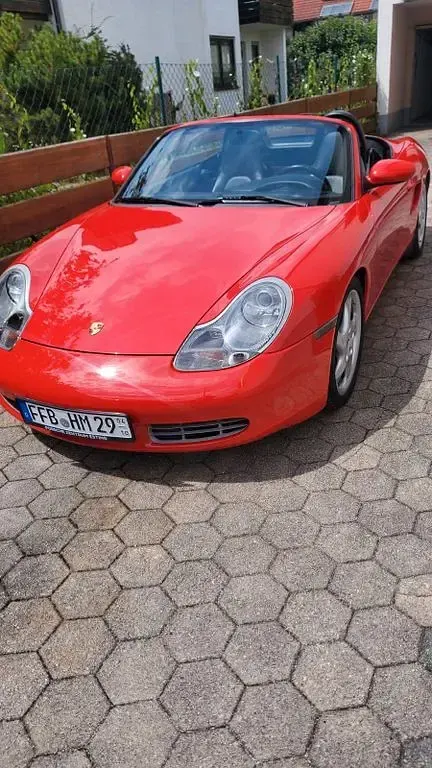 Gebraucht Porsche Boxster 220 PS (161 kW) 2001 Rot Cabrio