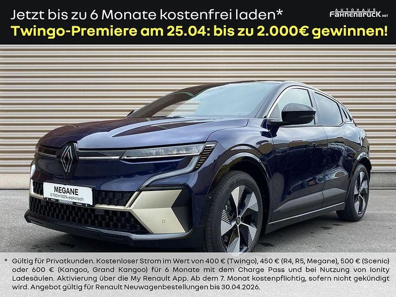 Neu Renault Megane E-Tech Iconic 160 kW (218 PS) 2025 Blau Limousine