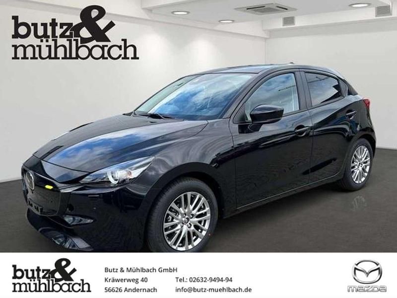 Jet black Neu 2025 Mazda 2 Exclusive-Line Limousine | 24.590 € (Teuer) - Bild 1/4