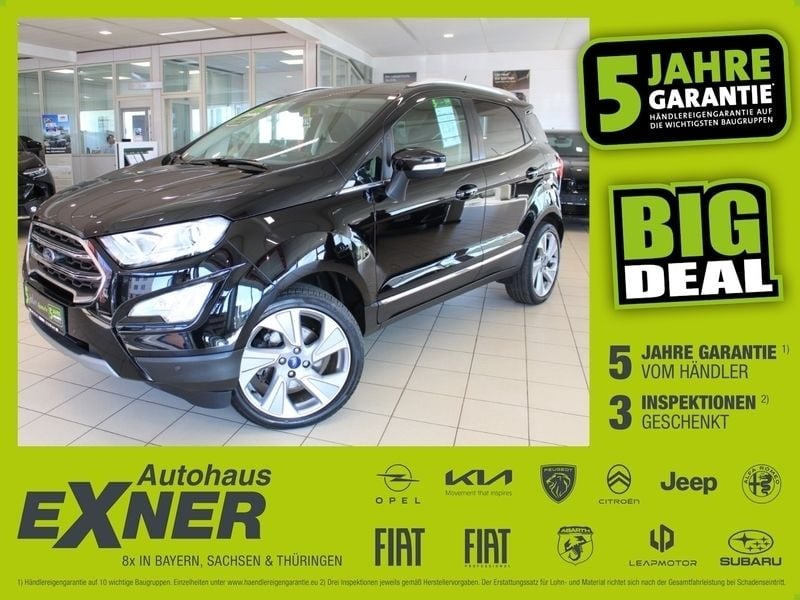 Iridium schwarz metallic Gebraucht 2018 Ford Ecosport Titanium SUV | 11.490 € (Guter Preis) - Bild 1/4