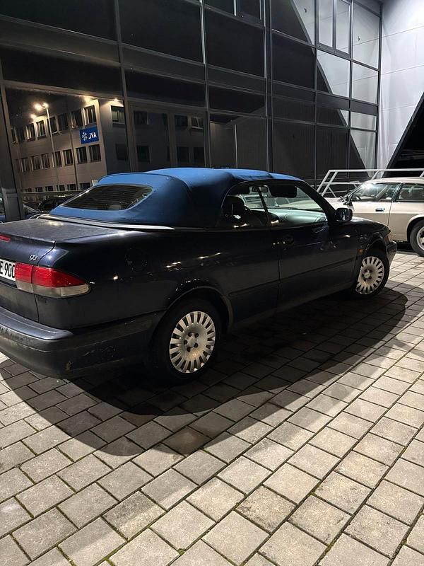 Blau Gebraucht 2000 Saab 9-3 Cabriolet Cabrio | 4.999 € - Bild 1/4