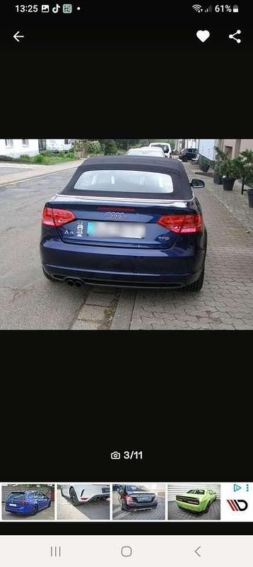 Gebraucht Audi A3 Cabriolet S-Line 160 PS (117 kW) 2010 Cabrio