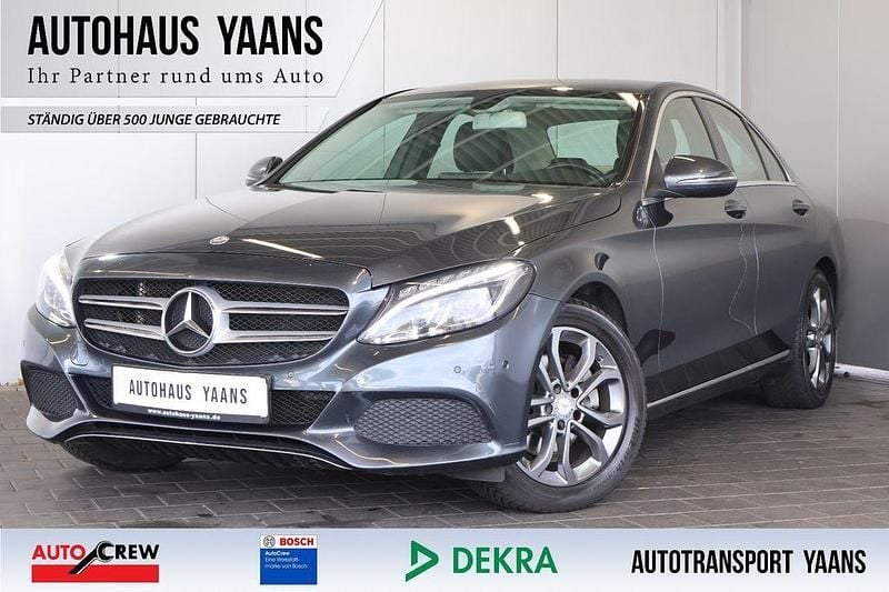 Grau Gebraucht 2016 Mercedes C220 Avantgarde Limousine | 17.389 € (Guter Preis) - Bild 1/4