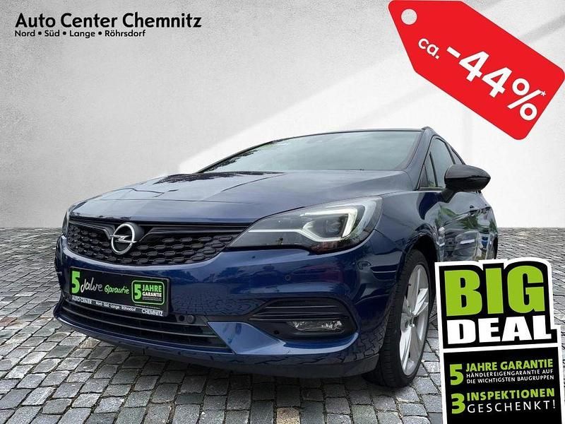 Blau Gebraucht 2021 Opel Astra Ultimate Kombi | 18.411 € (Teuer) - Bild 1/4