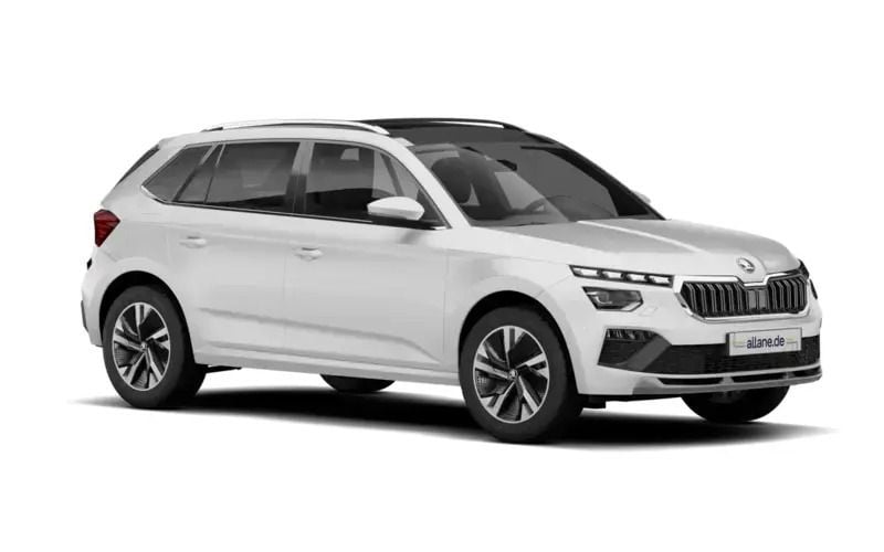 Moonweiss metallic Neu 2026 Skoda Kamiq Tour SUV | 41.260 € - Bild 1/4