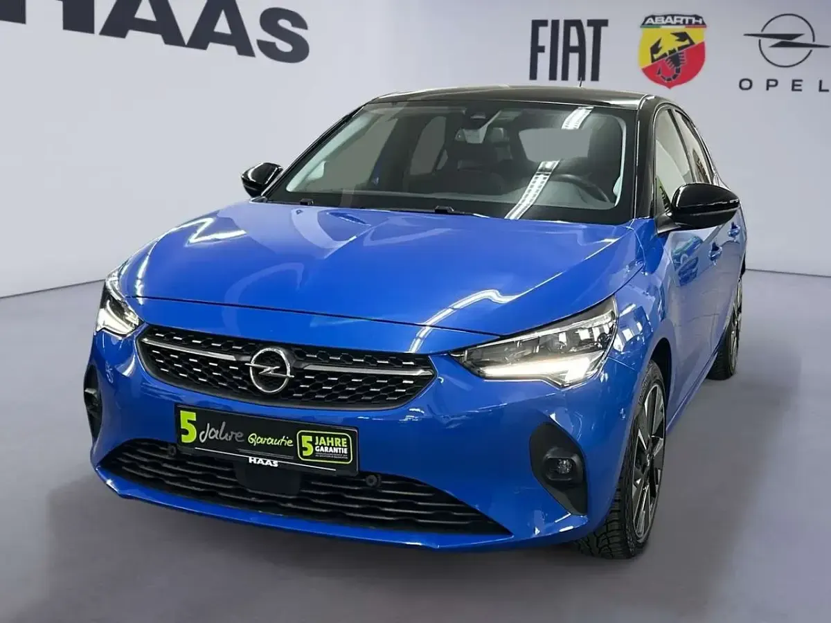 Brugt Opel Corsa-e Edition 100 kW (136 HK) 2020 Blå Hatchback