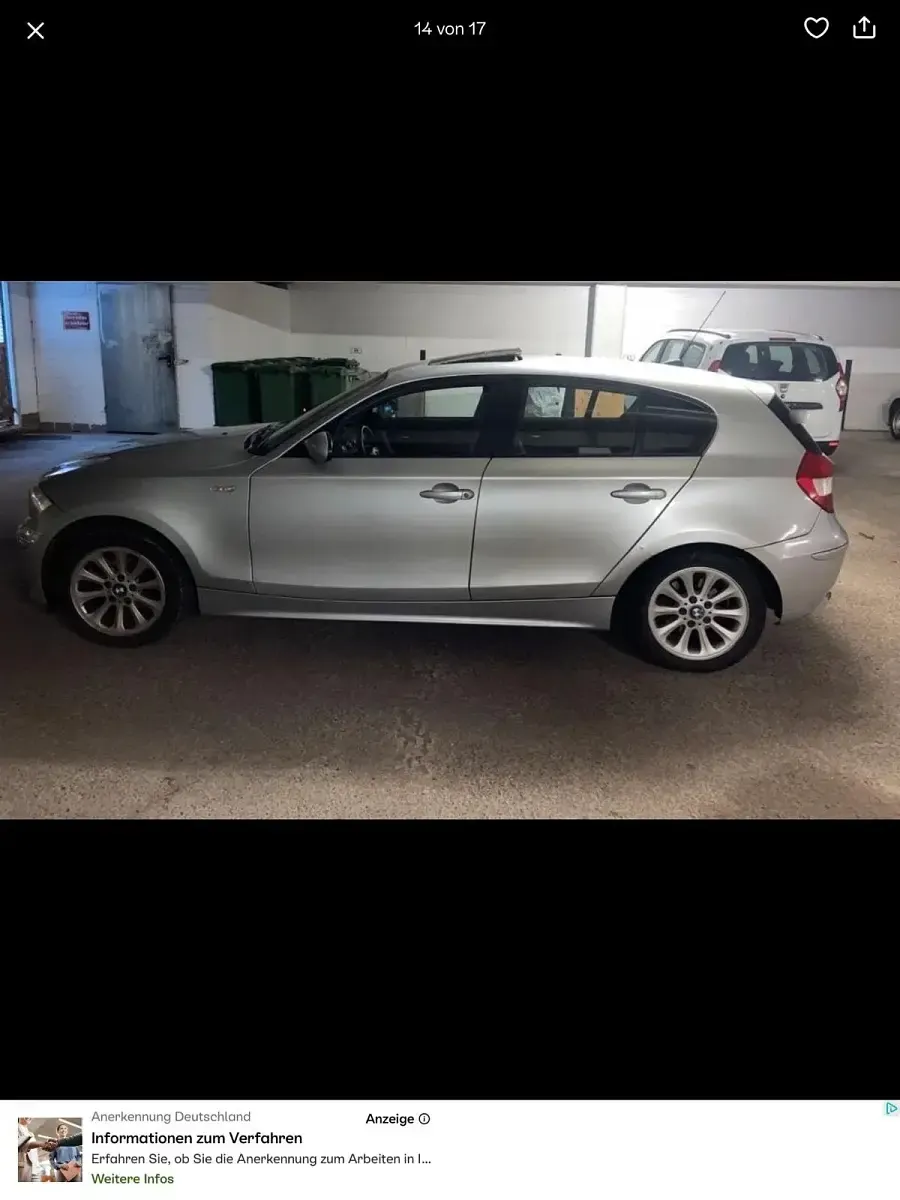Gebraucht BMW 116 2004 Silber Kleinwagen