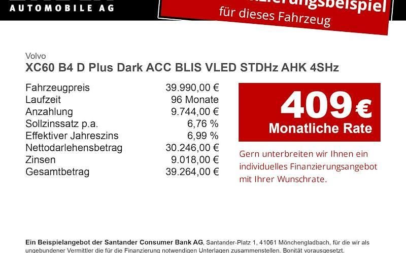 Gebraucht Volvo XC60 Plus 197 PS (144 kW) 2023 Schwarz SUV