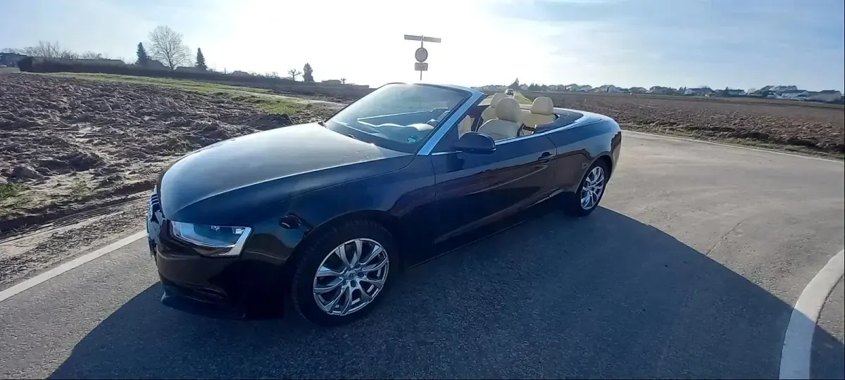Gebraucht Audi A5 Cabriolet 173 PS (127 kW) 2013 Schwarz Cabrio