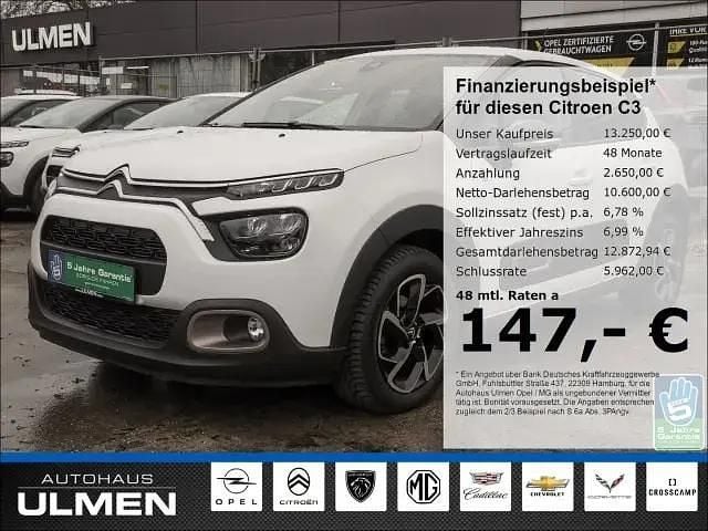 Grau Gebraucht 2023 Citroën C3 Aircross PureTech SUV | 16.945 € (Fairer Preis) - Bild 1/4