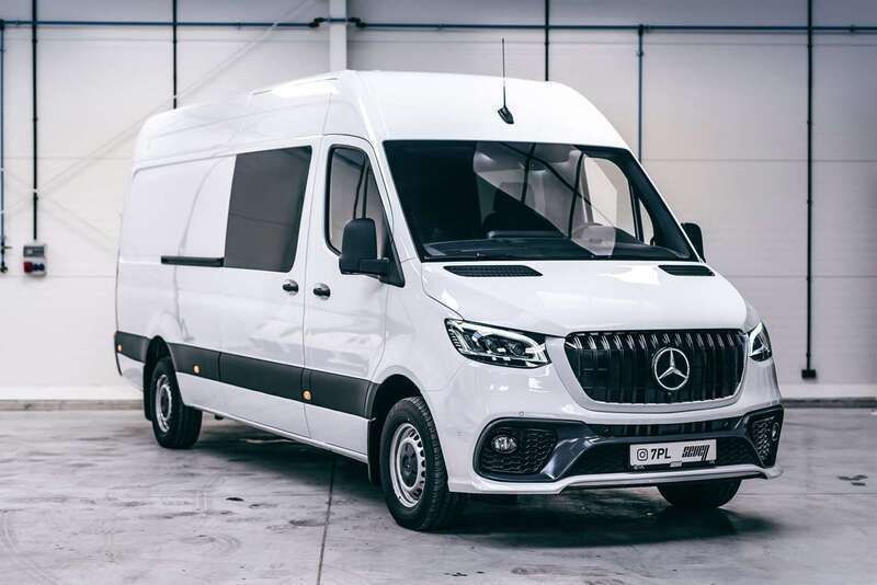 Arctic white Neu 2025 Mercedes Sprinter AMG Van | 88.060 € - Bild 1/4