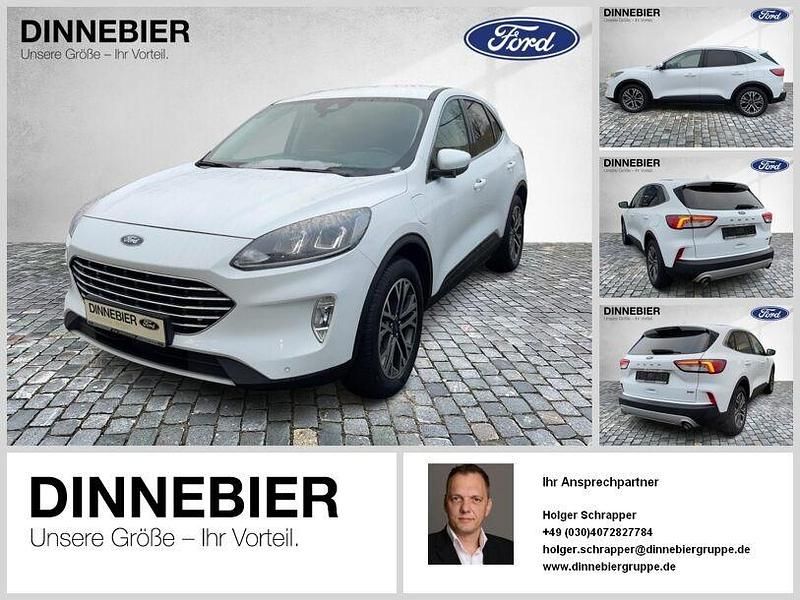 Weiß Gebraucht 2021 Ford Kuga Titanium SUV | 18.171 € (Superpreis) - Bild 1/4