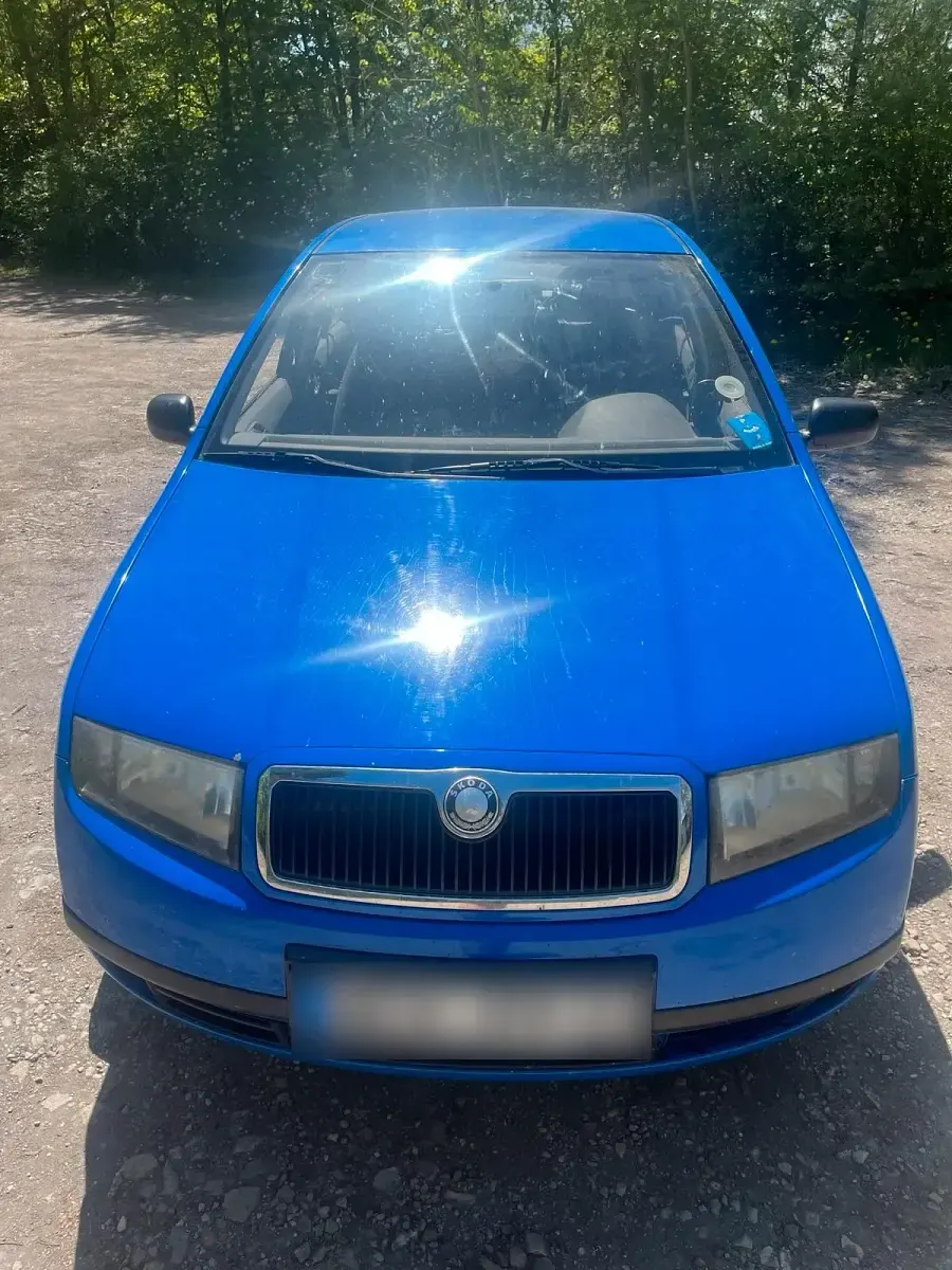 Gebraucht Skoda Fabia 55 PS (40 kW) 2002 Blau Kleinwagen