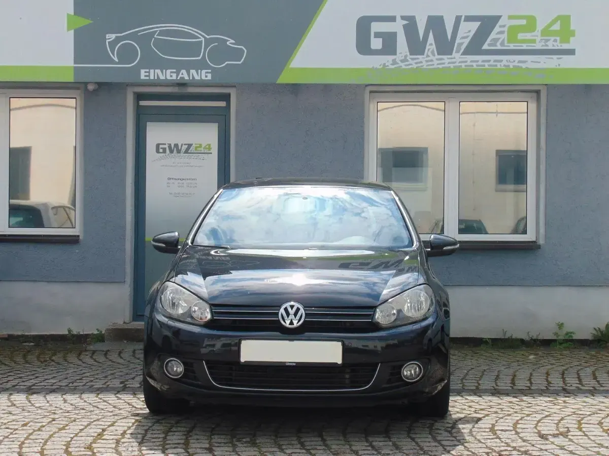 Gebraucht VW Golf VI Highline 122 PS (89 kW) 2009 Schwarz Kleinwagen