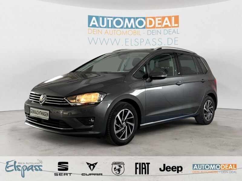 Grau Gebraucht 2017 VW Golf Sportsvan Sound Van / Kleinbus | 16.679 € (Teuer) - Bild 1/4