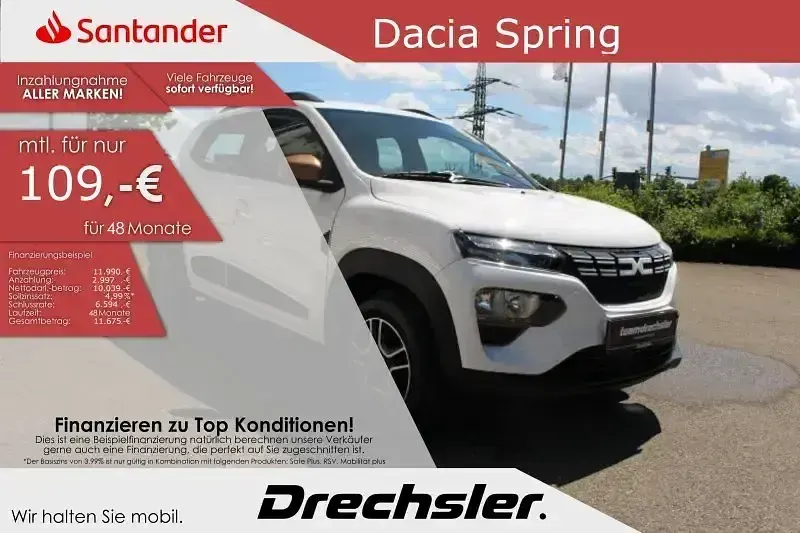 Gebraucht Dacia Spring Extreme 47 kW (65 PS) 2023 Weiß Kleinwagen