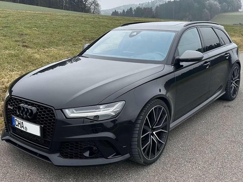 Schwarz Gebraucht 2017 Audi RS6 Performance Kombi | 68.720 € (Teuer) - Bild 1/4