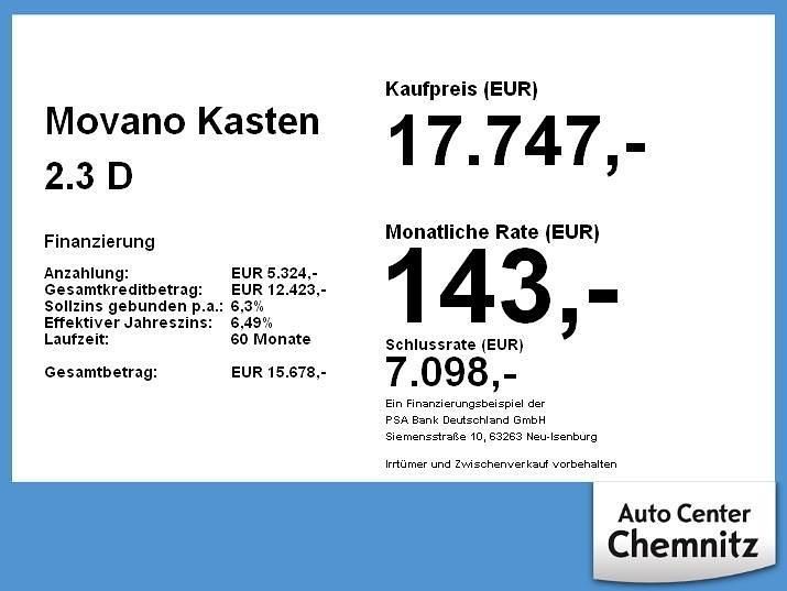 Weiß Gebraucht 2022 Opel Movano Van | 17.747 € (Superpreis) - Bild 1/1