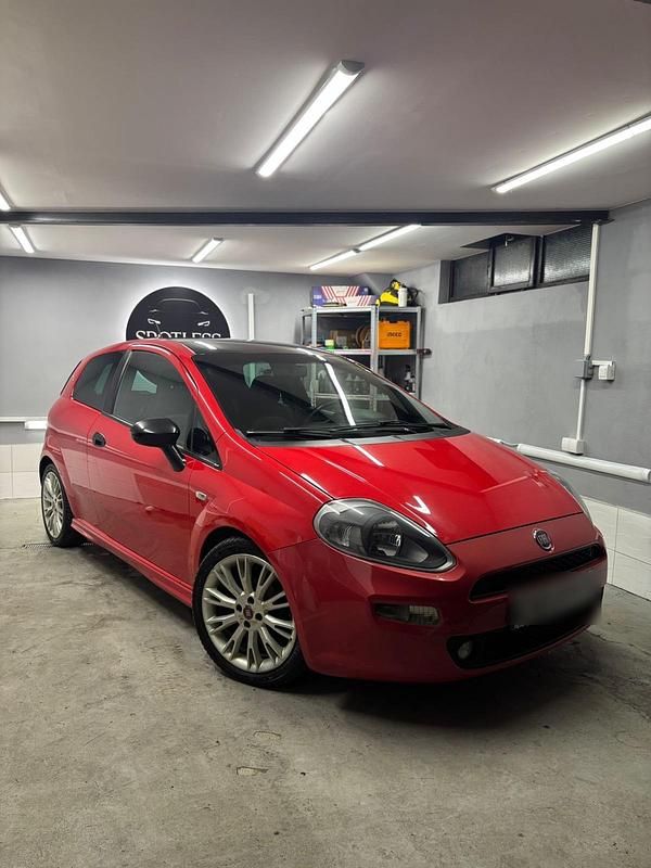 Gebraucht Fiat Punto Evo 2014 Rot Kleinwagen