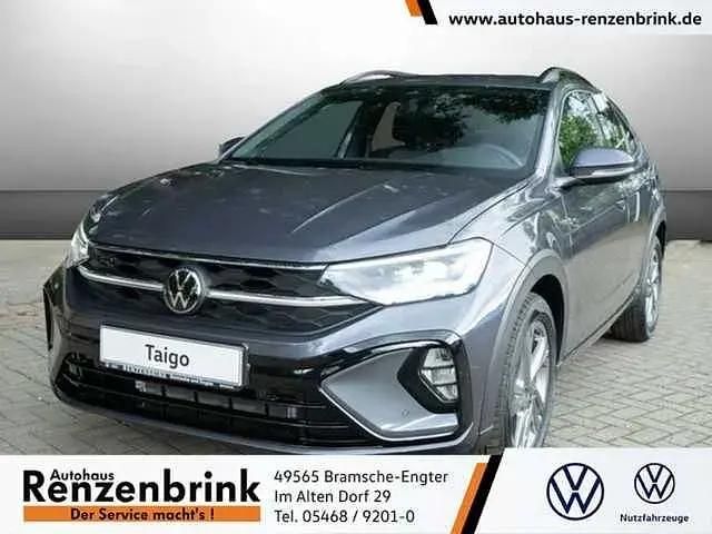 Rauchgrau metallic Gebraucht 2024 VW Taigo R-line SUV | 28.890 € (Teuer) - Bild 1/4