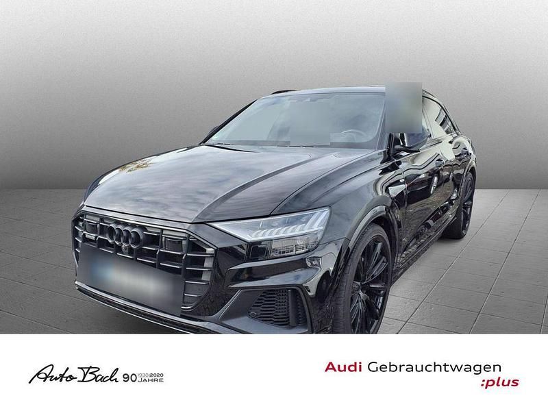 Schwarz (mythosschwarz metallic) Gebraucht 2021 Audi Q8 S-Line SUV | 59.870 € (Etwas zu teuer) - Bild 1/3