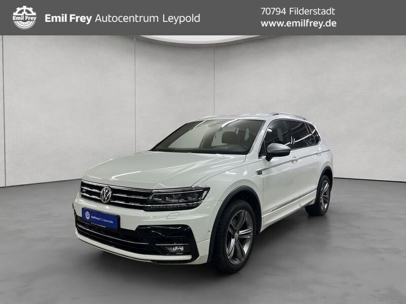 Pure white Gebraucht 2021 VW Tiguan Allspace Highline SUV | 27.890 € (Fairer Preis) - Bild 1/4
