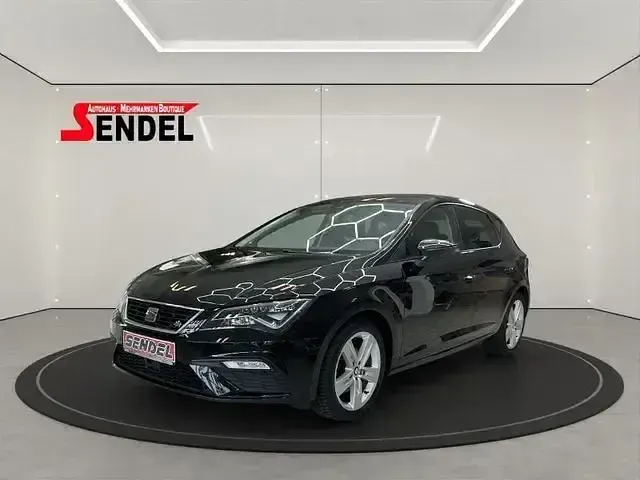 Używany Seat Leon FR 125 KM (91 kW) 2018 Czarny Sedan/Limuzyna