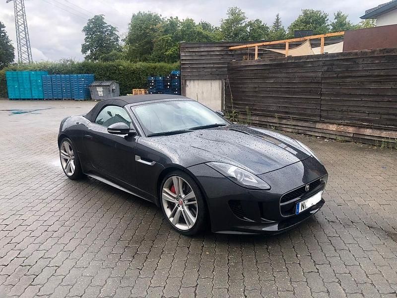 Schwarz Gebraucht 2015 Jaguar F-Type S Cabrio | 42.000 € (Superpreis) - Bild 1/4