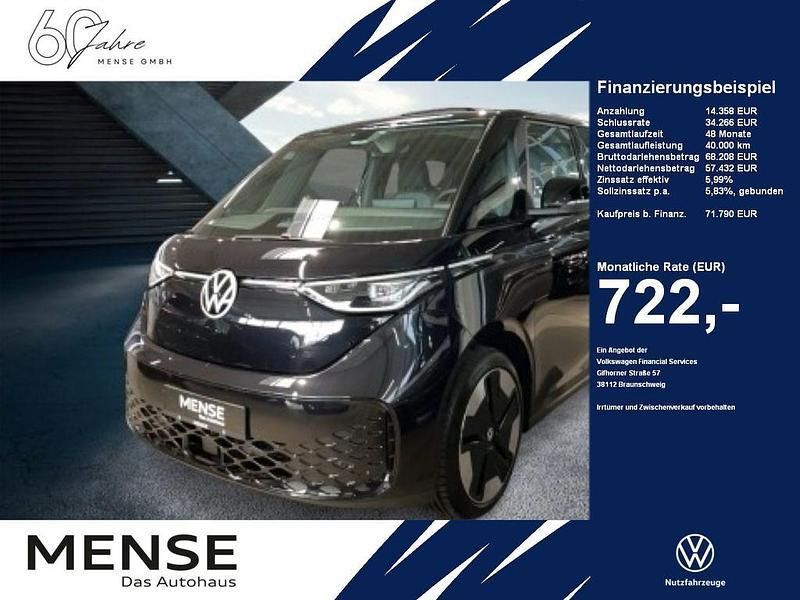 Deep black perleffekt Neu 2024 VW ID. Buzz Pro Van | 71.790 € - Bild 1/4