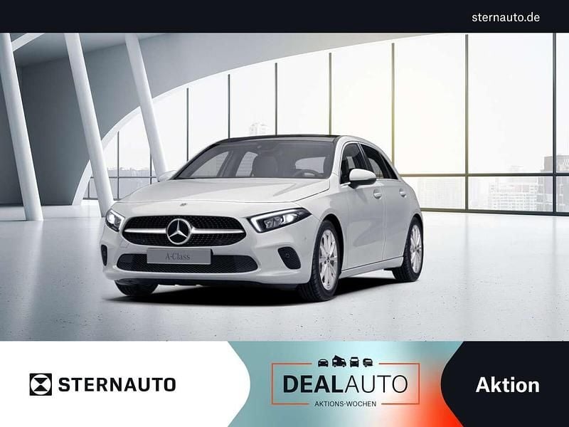 Unilack polarweiß Gebraucht 2018 Mercedes A200 Progressive Limousine | 19.780 € (Fairer Preis) - Bild 1/4