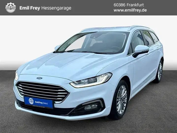 Weiß Gebraucht 2021 Ford Mondeo Titanium Kombi | 22.550 € (Fairer Preis) - Bild 1/4
