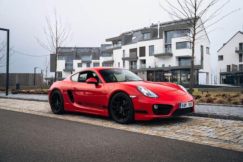 Rot Gebraucht 2014 Porsche Cayman Coupé | 53.990 € - Bild 1/4