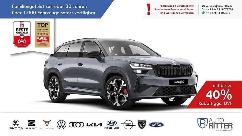 Graphitegrau metallic/grau Neu 2025 Skoda Kodiaq RS SUV | 54.290 € (Fairer Preis) - Bild 1/4