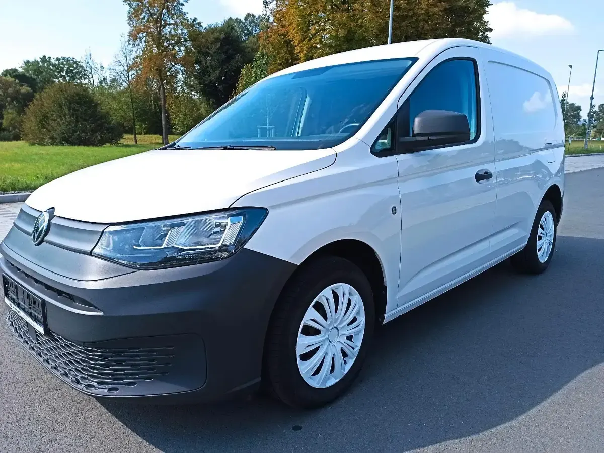Gebraucht VW Caddy 122 PS (89 kW) 2021 Weiß Van / Kleinbus