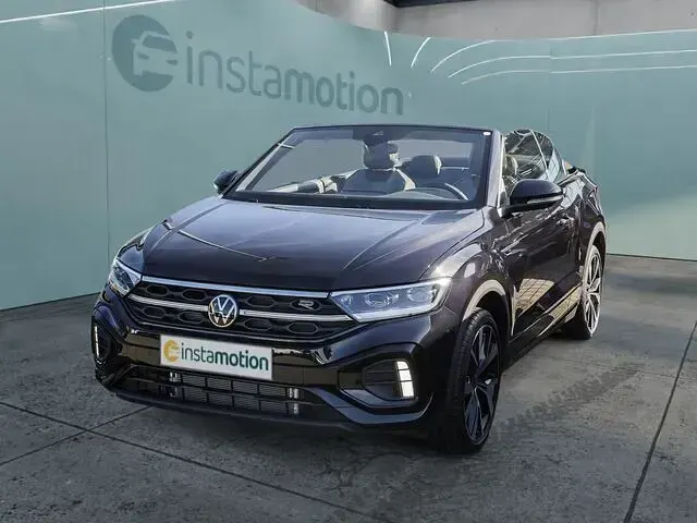 Gebraucht VW T-Roc Cabriolet R-line 150 PS (110 kW) 2024 Schwarz Cabrio