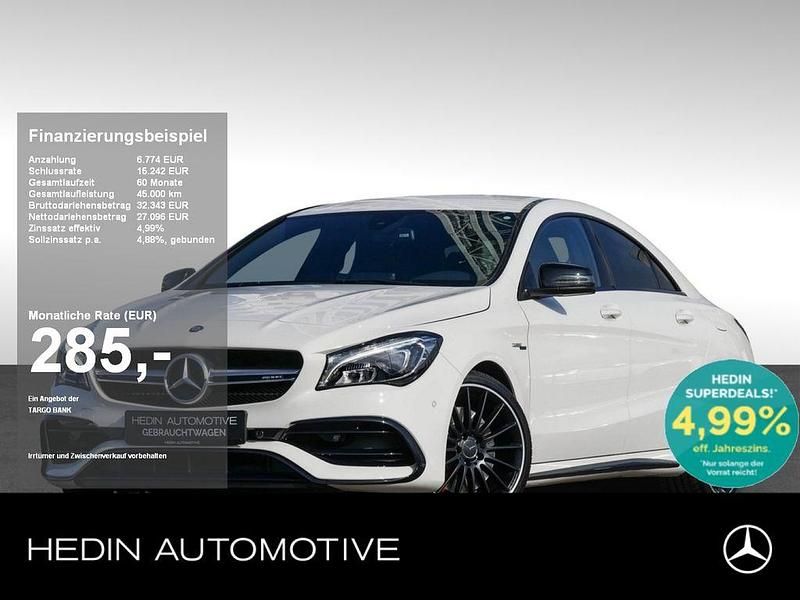 Weiß Gebraucht 2016 Mercedes CLA45 AMG AMG Coupé | 32.980 € (Fairer Preis) - Bild 1/4