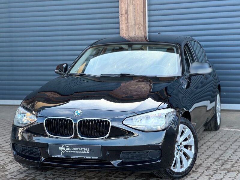 Schwarz Gebraucht 2014 BMW 116 Kleinwagen | 6.490 € (Superpreis) - Bild 1/4