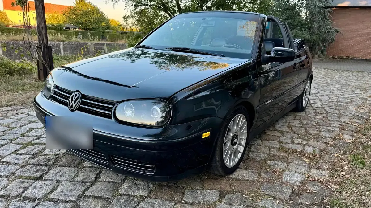Gebraucht VW Golf Cabriolet 101 PS (74 kW) 2000 Schwarz Cabrio