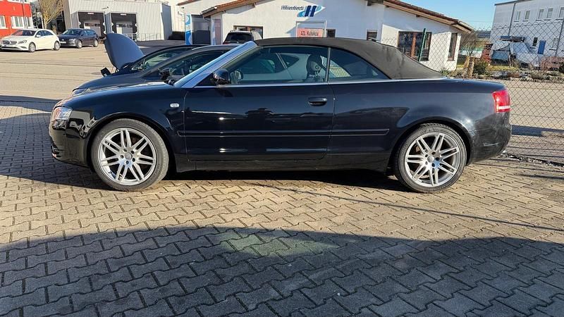 Gebraucht Audi A4 Cabriolet S-line plus 232 PS (170 kW) 2008 Schwarz Cabrio