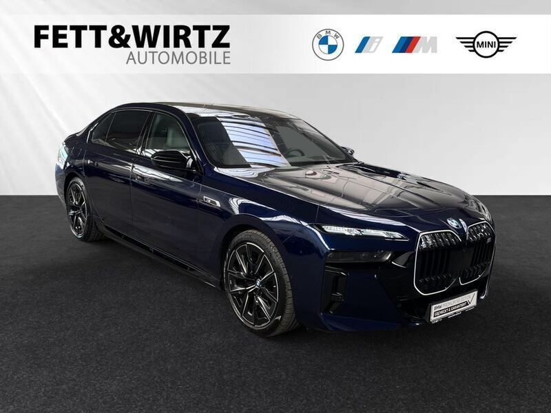 Bmw individual tansanitblau metallic Gebraucht 2024 BMW M760e Sport Line Limousine | 124.900 € (Superpreis) - Bild 1/3