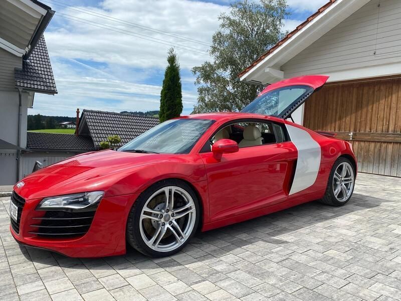 Rot Gebraucht 2008 Audi R8 Coupé Exclusive Coupé | 69.990 € (Teuer) - Bild 1/4