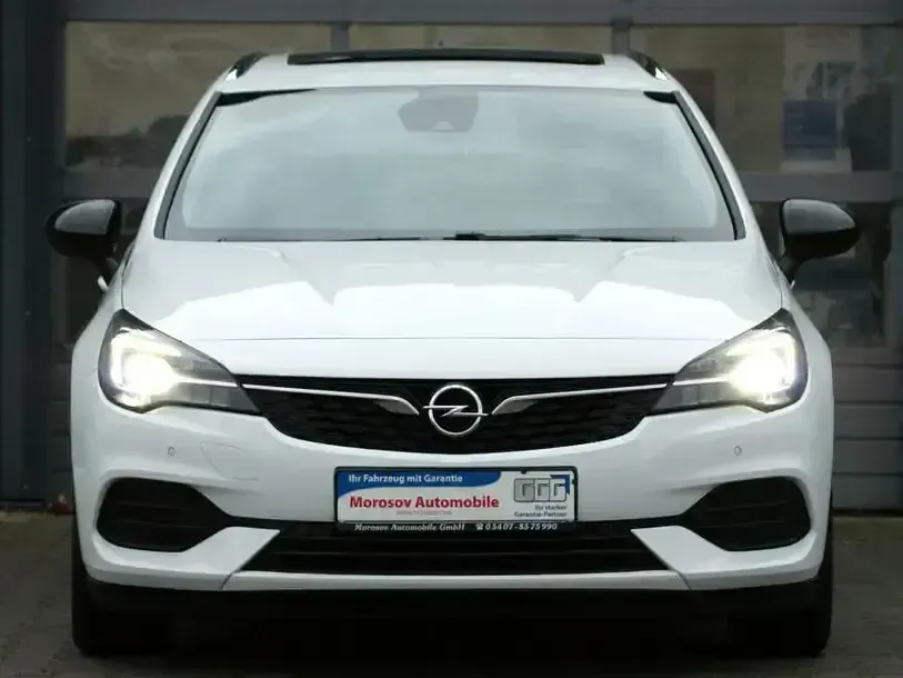 Gebraucht Opel Astra Elegance 122 PS (89 kW) 2021 Schneeweiß Kombi