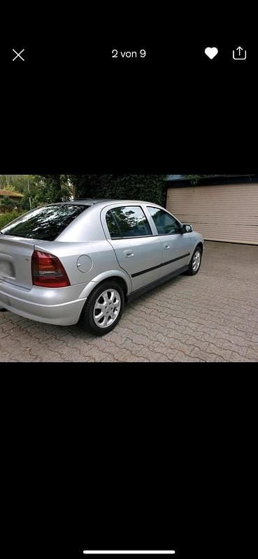 Usata Opel Astra 84 CV (61 kW) 2003 Argento Berlina