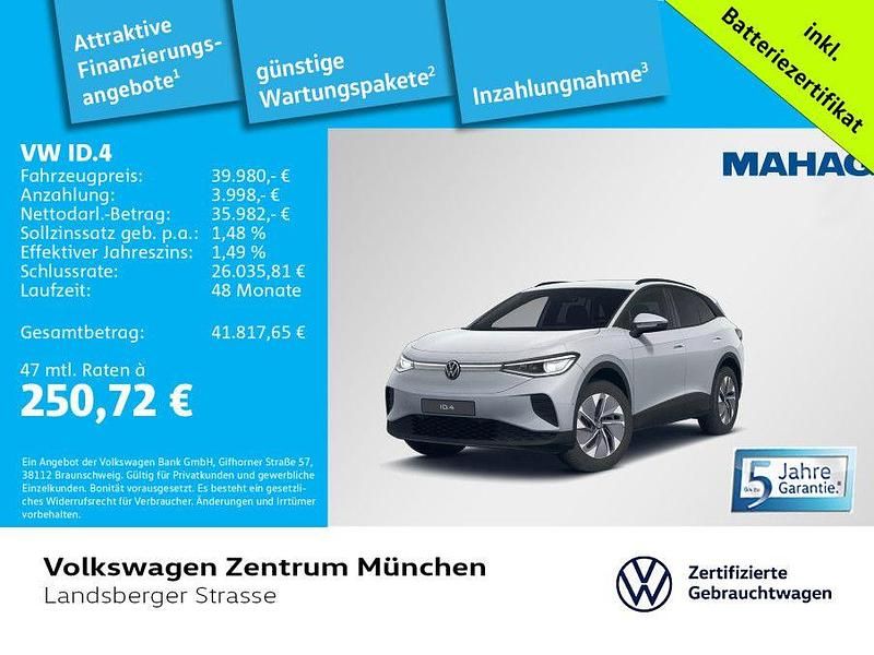 Silber Gebraucht 2025 VW ID.4 Pro SUV | 39.980 € (Superpreis) - Bild 1/2