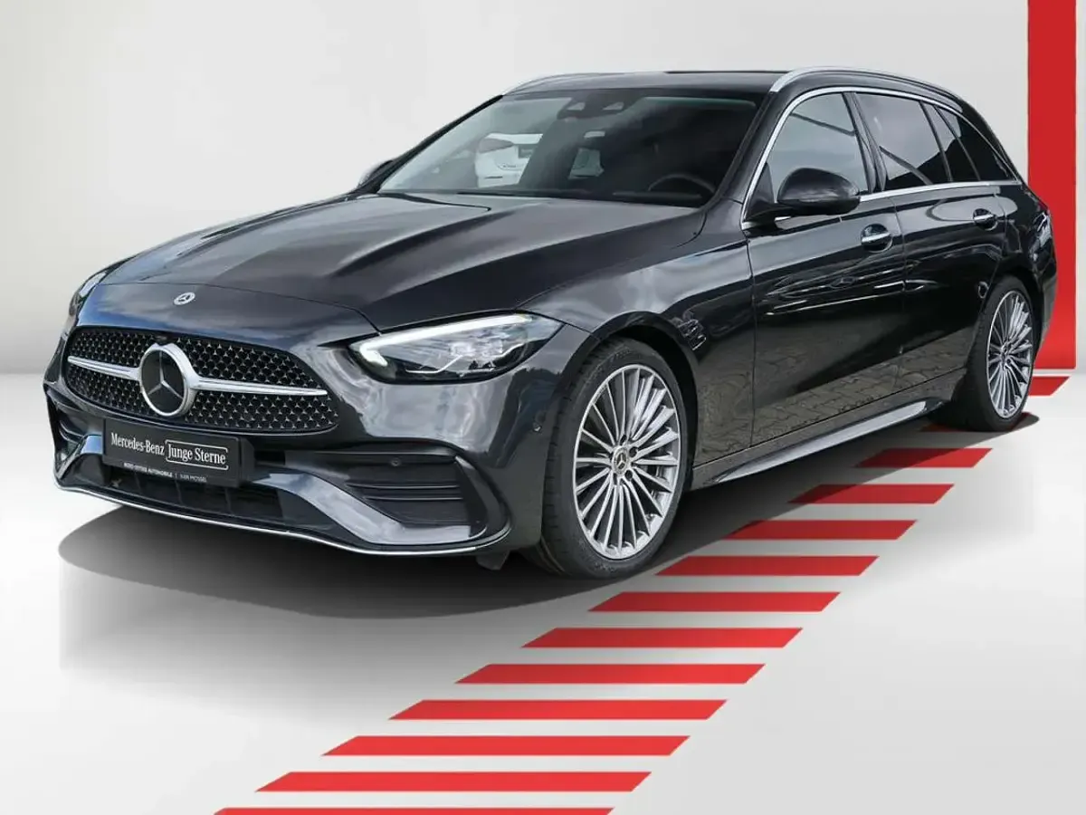 Gebraucht Mercedes C220 AMG 200 PS (147 kW) 2023 Graphitgrau metallic Kombi