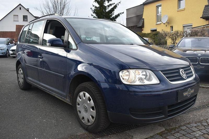 Gebraucht VW Touran Trendline 116 PS (85 kW) 2005 Blau Van / Kleinbus
