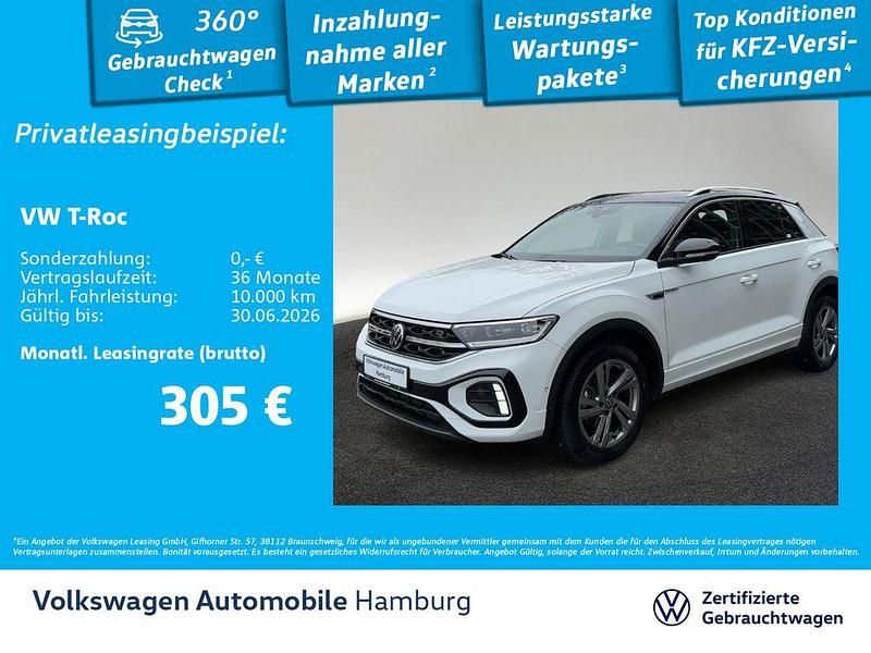 Gebraucht VW T-Roc R-line 150 PS (110 kW) 2025 Pure white/schwarz SUV