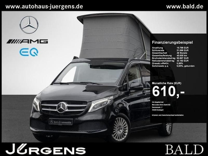 Schwarz Gebraucht 2020 Mercedes V250 Marco Polo Van / Kleinbus | 53.990 € (Fairer Preis) - Bild 1/4