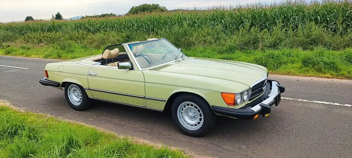 Gebraucht Mercedes SL450 204 PS (150 kW) 1976 Grün Cabrio